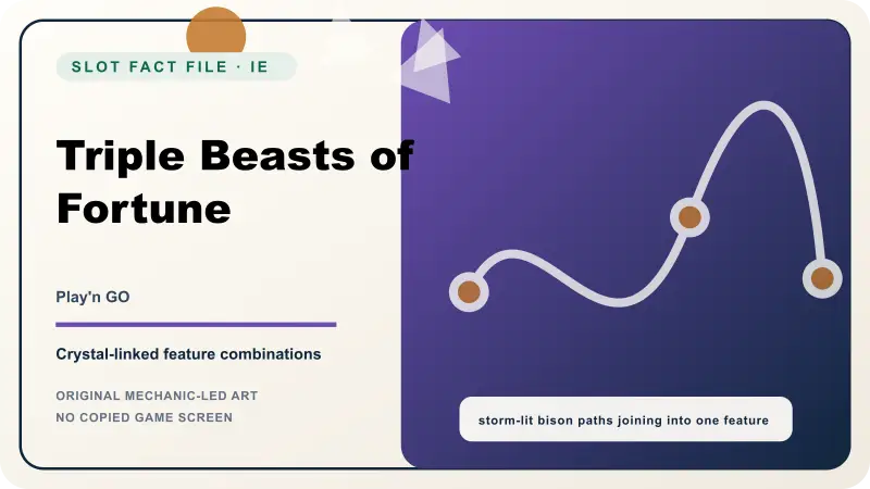 Triple Beasts of Fortune: storm-lit bison paths joining into one feature